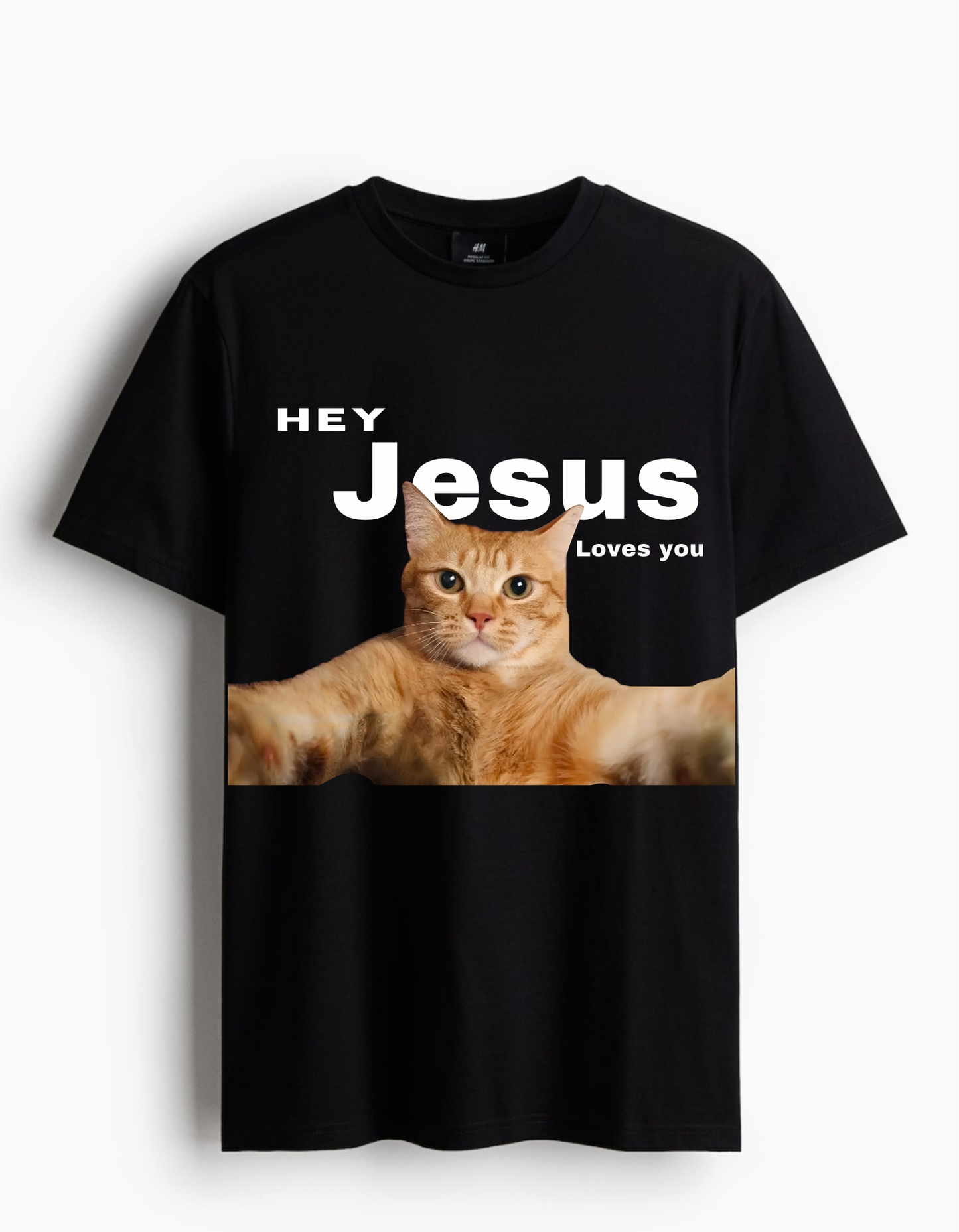 Jesus Loves You Cat t-Shirt